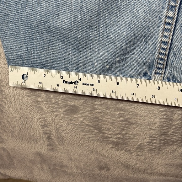 Levi's Mens 505‎ Stright Fit Straight Leg Jeans 40x32(30) Stonewash - Picture 8 of 16